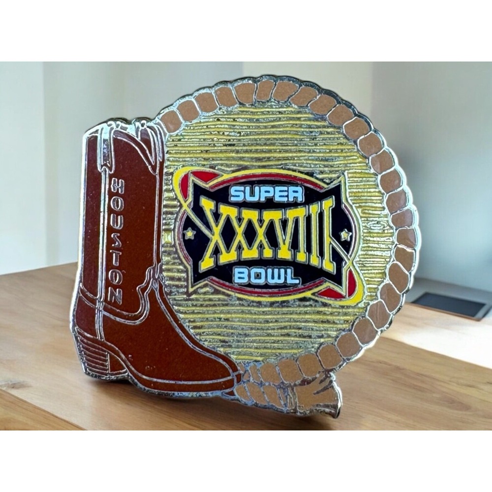 2004 NFL Super Bowl XXXVIII New England Patriots vs Carolina Panthers In Houston